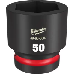 Milwaukee 49-66-6607 SHOCKWAVE Impact Duty 1 Drive 50MM Standard 6 Point Socket