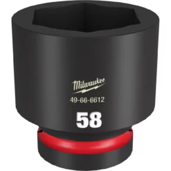Milwaukee 49-66-6612 SHOCKWAVE Impact Duty 1 Drive 58MM Standard 6 Point Socket