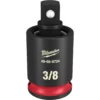 Milwaukee 49-66-6724 SHOCKWAVE Impact Duty Socket 3/8 Drive Univ Joint -GREATLAKESPOWERTOOLS Sales 49 66 6724 54184.1645818760