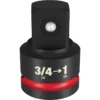 Milwaukee 49-66-6729 SHOCKWAVE Impact Duty 3/4 Drive 1 Drive Adapter 2 Milwaukee 49-66-6729 SHOCKWAVE Impact Duty 3/4 Drive 1 Drive Adapter -GREATLAKESPOWERTOOLS Sales 49 66 6729 14053.1659120378