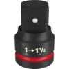 Milwaukee 49-66-6732 SHOCKWAVE Impact Duty 1 Drive 1-1/2 Drive Adapter -GREATLAKESPOWERTOOLS Sales 49 66 6732 30877.1658941480