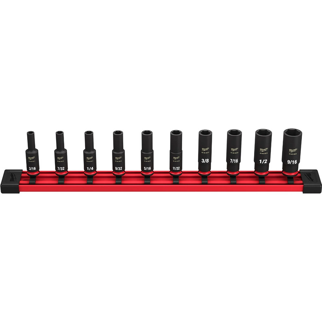 Milwaukee 49-66-7001 10 Pc Impact SAE Deep 6 Point Socket 3 Milwaukee 49-66-7001 10 Pc Impact SAE Deep 6 Point Socket