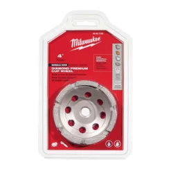 Milwaukee 49-93-7700 4 In. Diamond Cup Wheel Single Row
