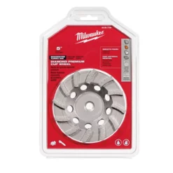 Milwaukee 49-93-7790 5 In. Diamond Cup Wheel Segmented-Turbo