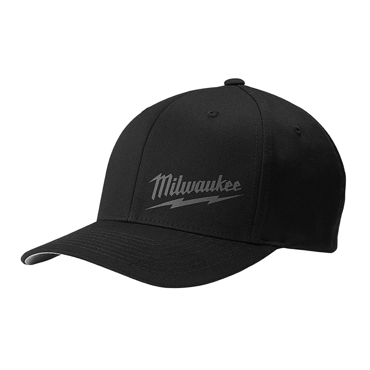 Milwaukee 504B-SM Black Fitted Hat S/M 3 Milwaukee 504B-SM Black Fitted Hat S/M
