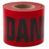 Empire 77-0204 DANGER/PELIGRO Barricade Tape Red 3 In. X 200 Ft. -GREATLAKESPOWERTOOLS Sales 77 0204 2 14317.1581704342