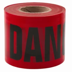 Empire 77-0204 DANGER/PELIGRO Barricade Tape Red 3 In. X 200 Ft.