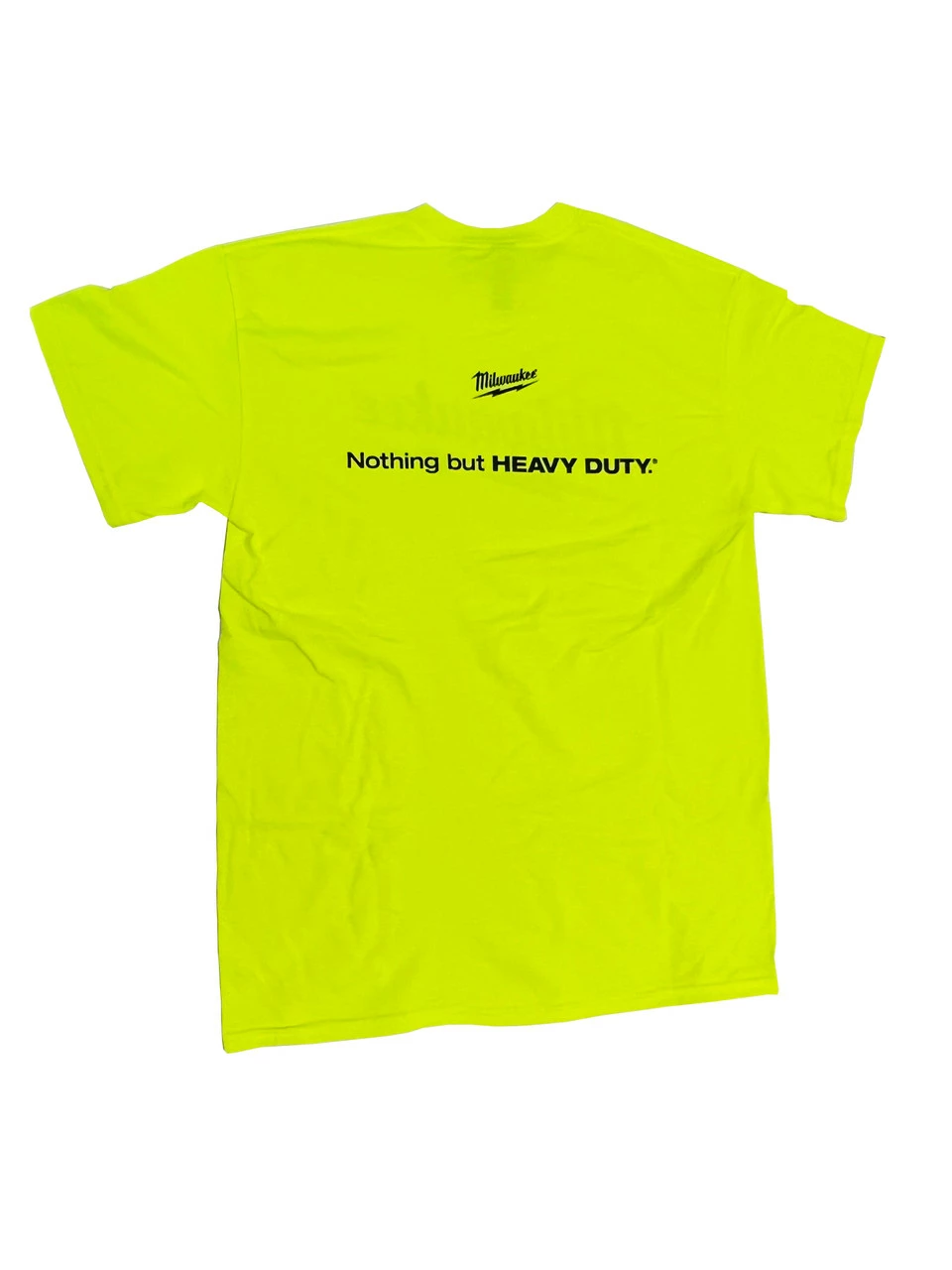 Milwaukee MWT154-2XL Safety Green T-Shirt Size Large 4 Milwaukee MWT154-2XL Safety Green T-Shirt Size Large - Image 2